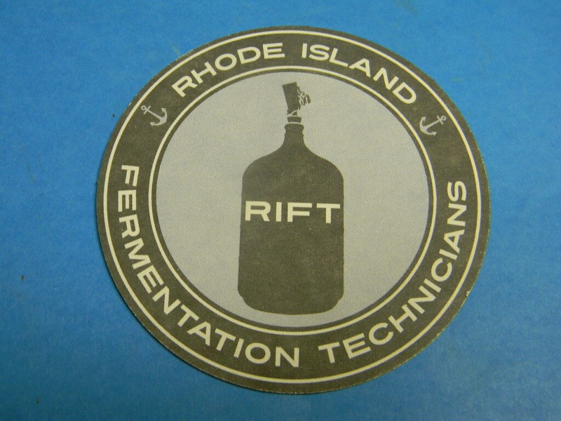 NEW RHODE ISLAND FERMENTATION TECHNICIANS BREWING COMPANY CRAFT BEER COASTER