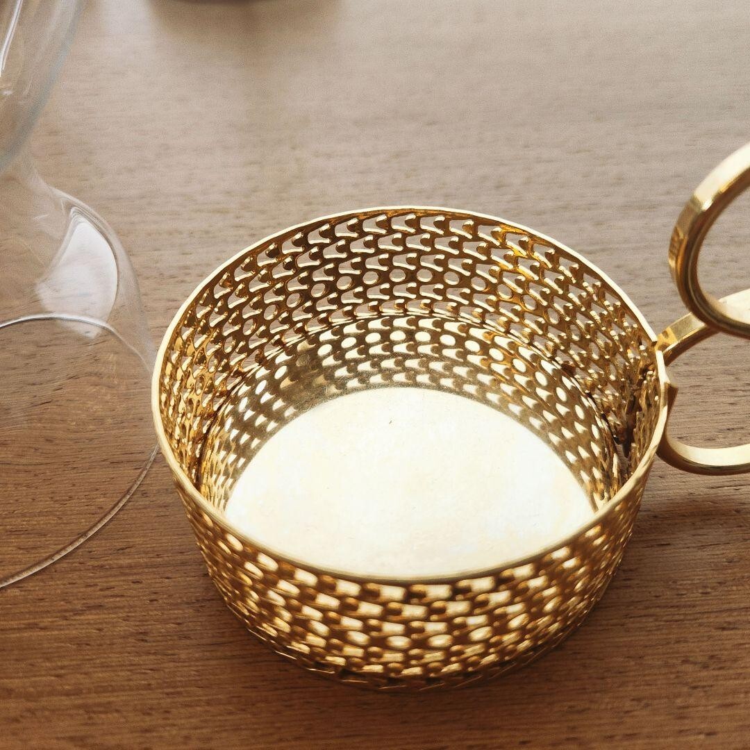 Tsaikka 24Karaatti＊Candle holder Iittala Tsaikka Candle Holder