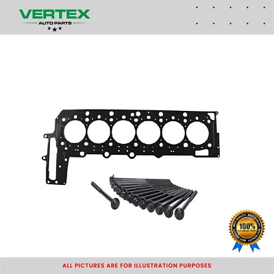 Head Gasket (OLD SHAPE) & Head Bolts Set For BMW 3.0 Diesel Engine N57D30