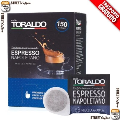 50 150 300 600 900 Cialde Caffè Toraldo Filtrocarta ESE 44 mm Miscela Arabica