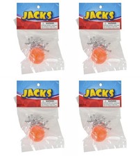 4 SETS OF STEEL METAL JACKS WITH RUBBER SUPER...