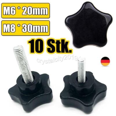 Sternmutter M8x35mm Verzinkt Duroplast FS31 Sterngriffschraube M8x35mm - Robuste Feststellschraube Aus Duroplast Mit Verzinktem Stahlgewinde Verzinkte Schraube Mit Griff - Foto 8