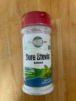 KAL Sure Stevia Extract Powder 3.5 oz (100 G) Powder Zero-Calorie Sweetener