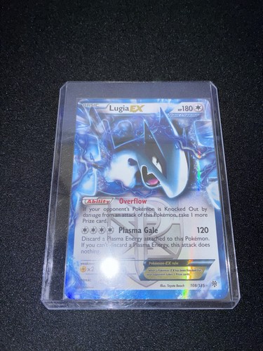 Lugia EX 108/135 Holo EX Rare Plasma Storm Pokemon LP