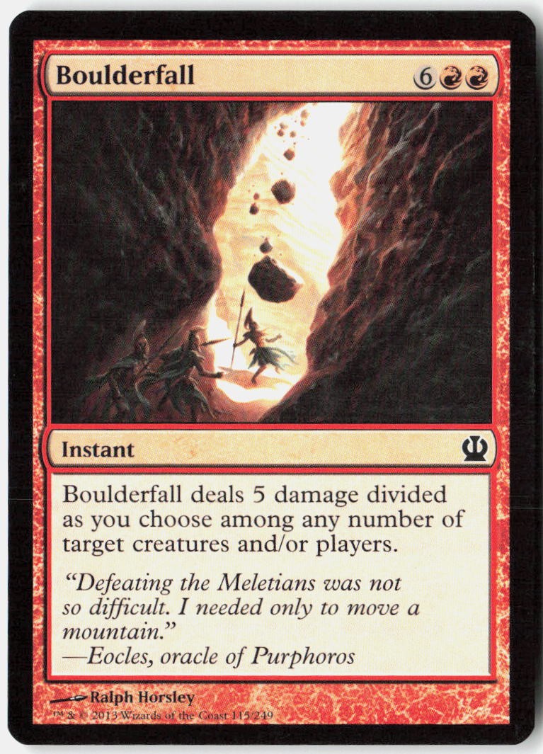 Magic Boulderfall Theros [THS - 115] NM Common