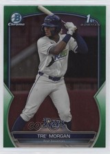 2023 Bowman Draft Chrome Green Refractor 83/99 Tre' Morgan #BDC-199 1ek2