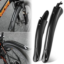 2pcs Cycling Mountain Bike Bicycle Front + Rear Fenders MTB Mud Guards Mudguard