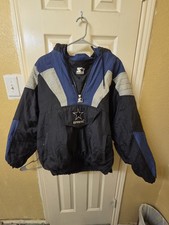 Vintage 90s Starter Dallas Cowboys Pullover Coat, Boys Large
