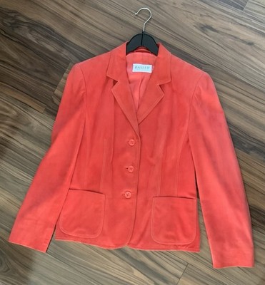 Basler Lederjacke Ziegenleder Veloursleder Blazer Gr. 38 Zustand sehr gut