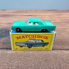 Matchbox Lincoln Continental No 31 Lesney Teal Green Excellent With Box Vintage