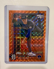 Topps 2025 Topps Chrome Tarik Skubal #258 Serial Numbered /25 Tigers