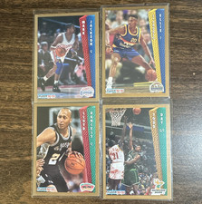 Fleer 1992-93 NBA 4-Card Lot Mark Jackson/Ellis/Daniels/Day #356 #328