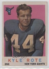 1959 Topps Kyle Rote #7 0q5