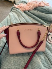 Michael Kors Large Pink/Magenta Satchel Zip D...