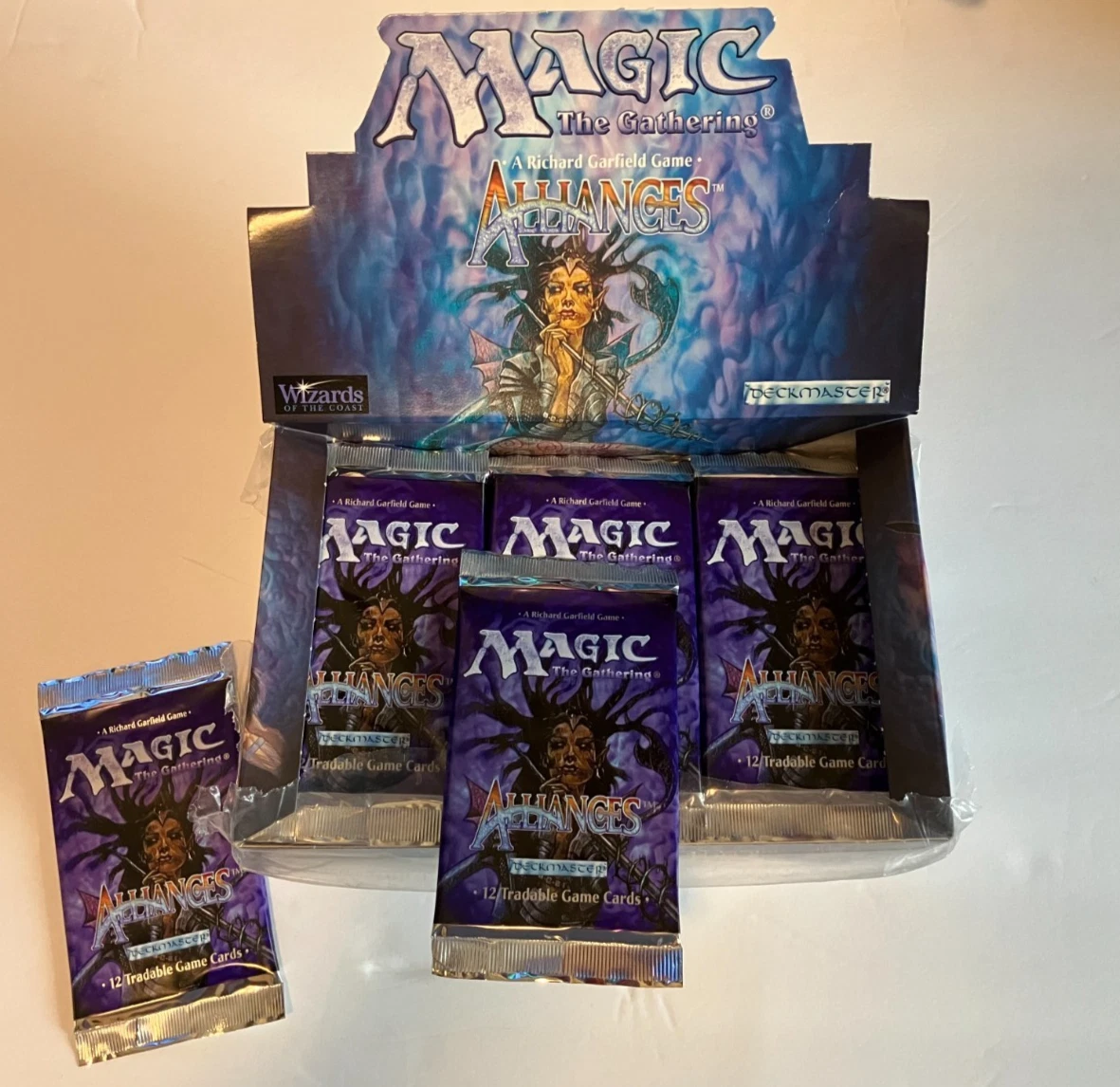 alliances booster box price Magic: The Gathering Alliances Sealed Collectible Card Game Packs for sale