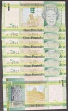**STATES OF JERSEY £1 NOTES** **FIRST PREFIX’S** **UNC** **IN SEQUENCE**