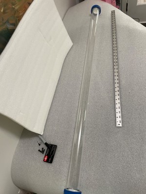 KONTES Threaded Chromoflex Glass chroma column Chamber w/ filter 48  long