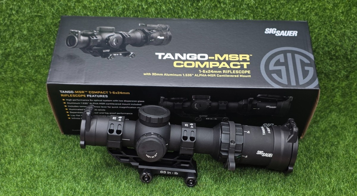 Sig #SOTMC61000 TANGO-MSR COMPACT 1-6x24mm Scope w/ SFP Illum. MSR