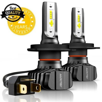 2/4X H4 9003 LED Headlight Bulb Hi/Lo Beam Super Bright 6500K Canbus Ready