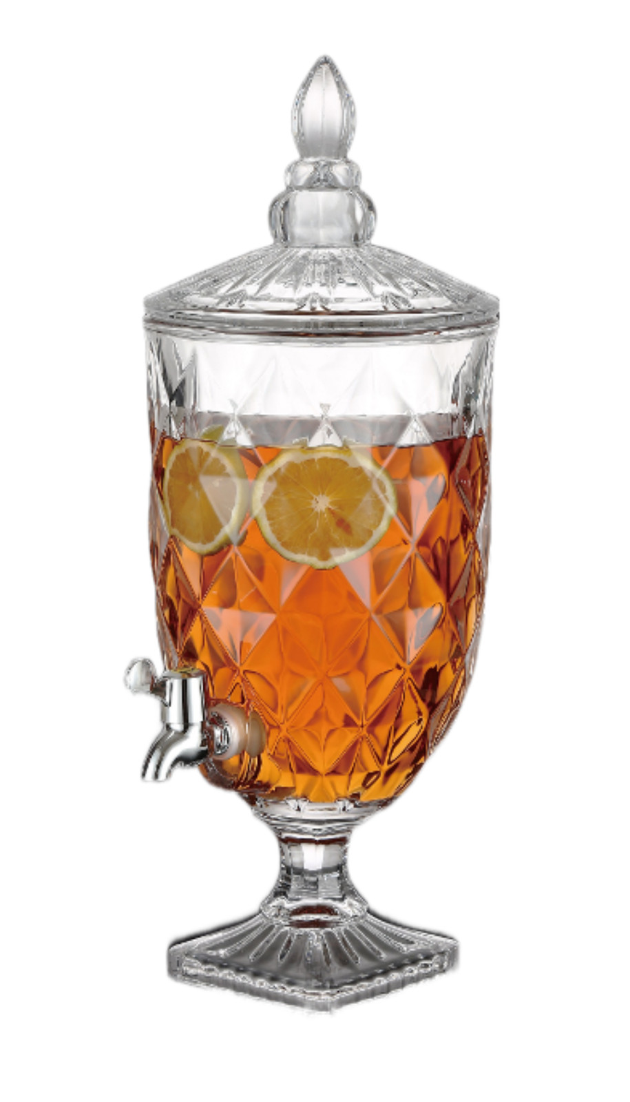 Бутылка для воды объемом 5 литров из стекла в декоре - Ретро-дизайн в Zapfhahn