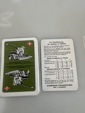 DDR Kartenspiel Skat VEB Traktorenwerk Schönebeck Fortschritt Landmaschinen OVP