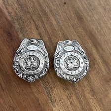 Two 2 - 1960s Tin Special Police Badges