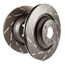 Ebc Usr Slotted Front Rotors 320x25mm For 07-13 Mazda 3 2.3 Turbo
