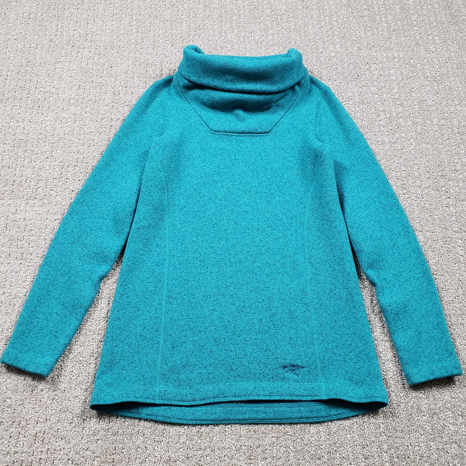 ARC'TERYX Arcteryx maglione donna verde medio Desira tunica pile collo a imbuto verde acqua