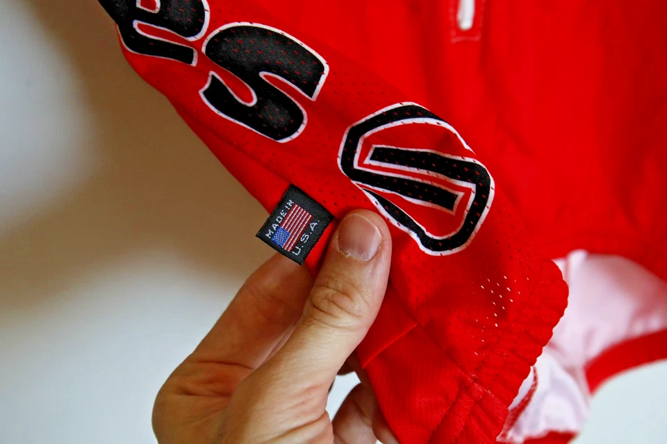 Camiseta de ciclismo Cannondale Saeco bandera italiana - talla S pequeña - Hecha en EE. UU. Foto 4 de 4