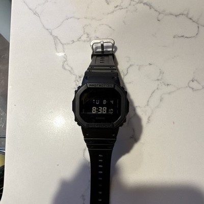 Casio G-SHOCK Men's Digital Quartz 200m Black Resin Strap Square 43mm
