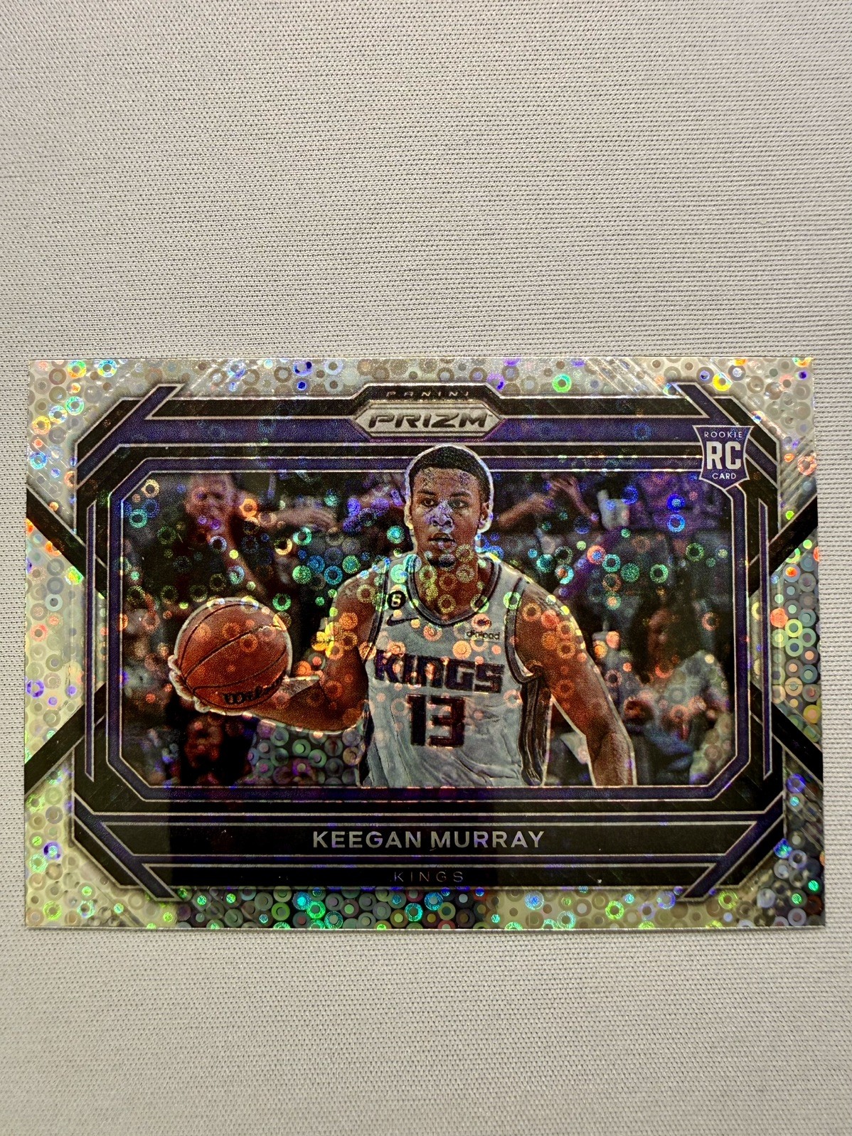 2022-23 Panini Prizm #245 Keegan Murray Fast Break RC