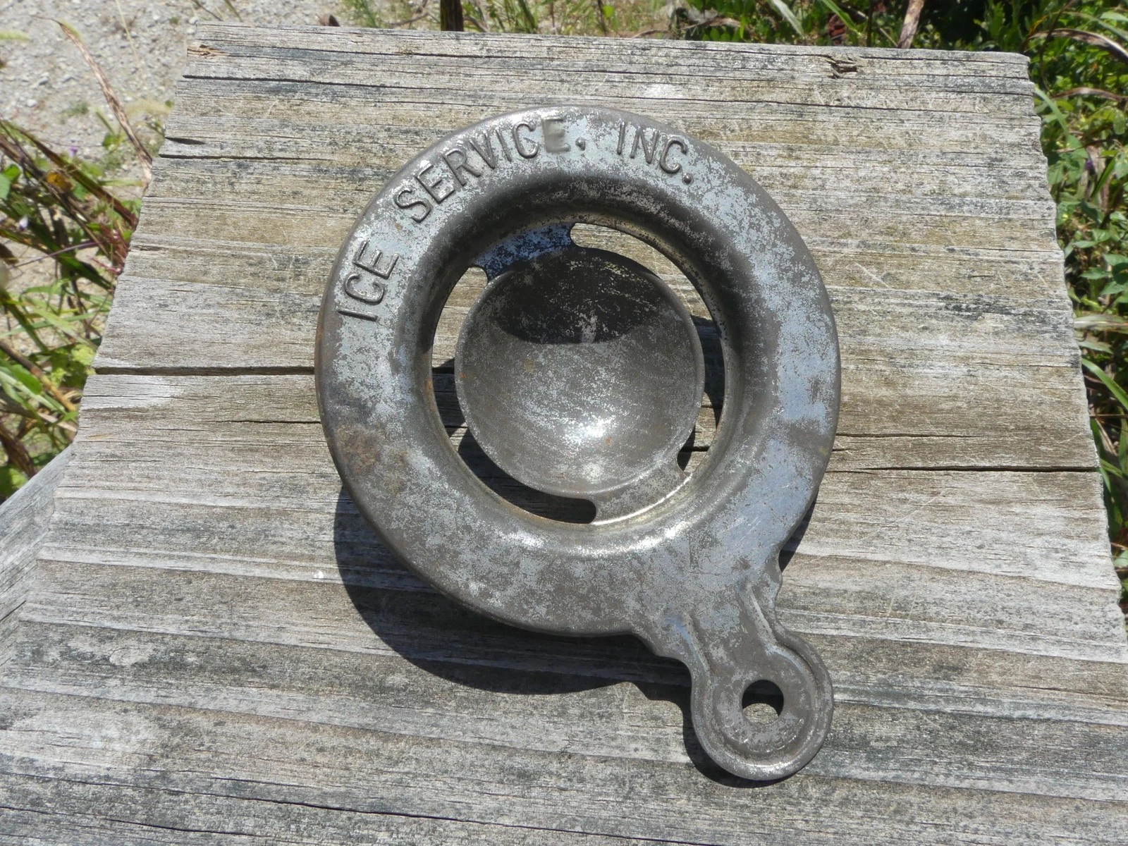 Antique Advertising Egg Separator – Ice Service Inc. 3 3/8" Metal Kitchen Tool
Opens in a new window