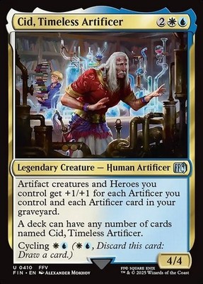 Cid, Timeless Artificer #410 ~ Final Fantasy [ NM ] [ Magic MTG ]