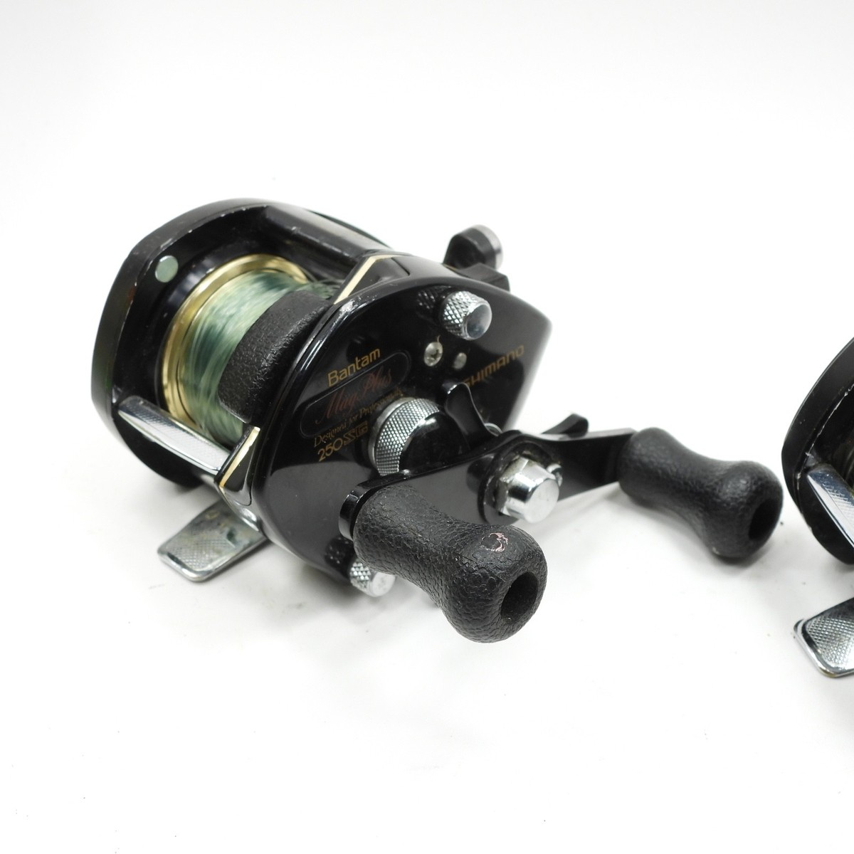 Lot of 2 Shimano Bantam Mag Plus 250SG Fishing Reels. Made in