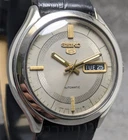 vintage seiko 5 automatic day date movemvent no. 6319A japan made men's watch.