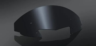 Kuryakyn 10 inch Airmaster Windshield For Victory Cross Magnum Dark Smoke 1263