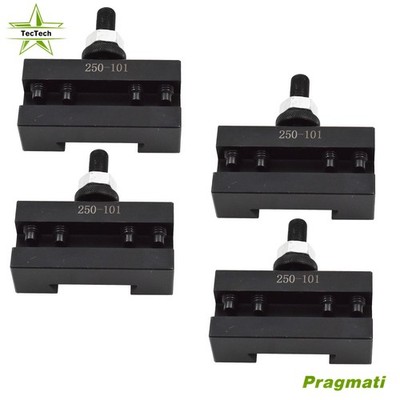 4 Pcs AXA #1 250-101 Quick Change Tool Post Turning & Facing Holder For Lathe