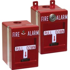 Edwards Signaling Mpsr2-Dhtw-Ge Pull Station, Hex Screw, Double, Dpdt - Fire Alarm Part