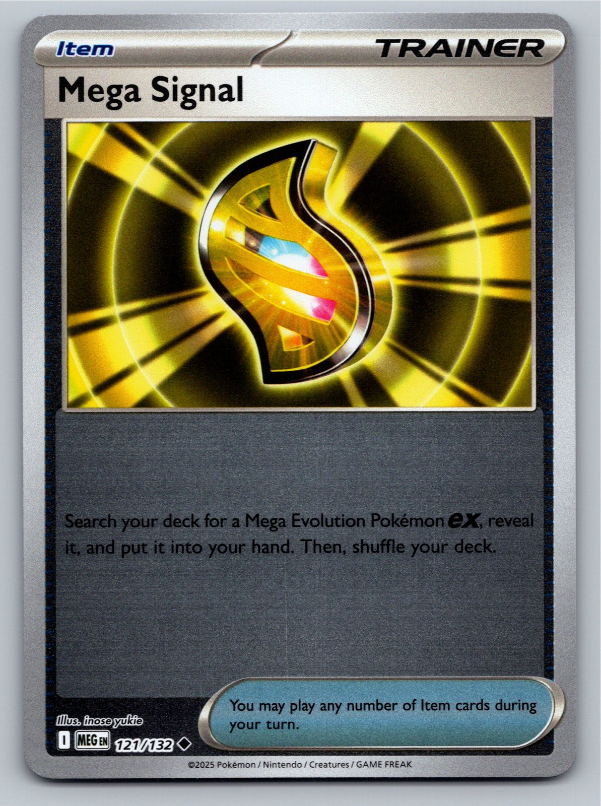 Mega Evolution - NM - Mega Signal - 121/132 Reverse Holo US Seller