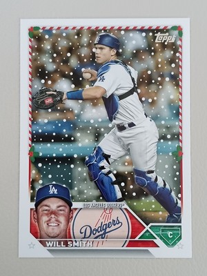 Will Smith Dodgers MLB 2023 Holiday Mega Card base used 44d