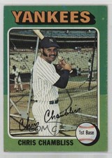 1975 Topps Chris Chambliss #585 1t8v