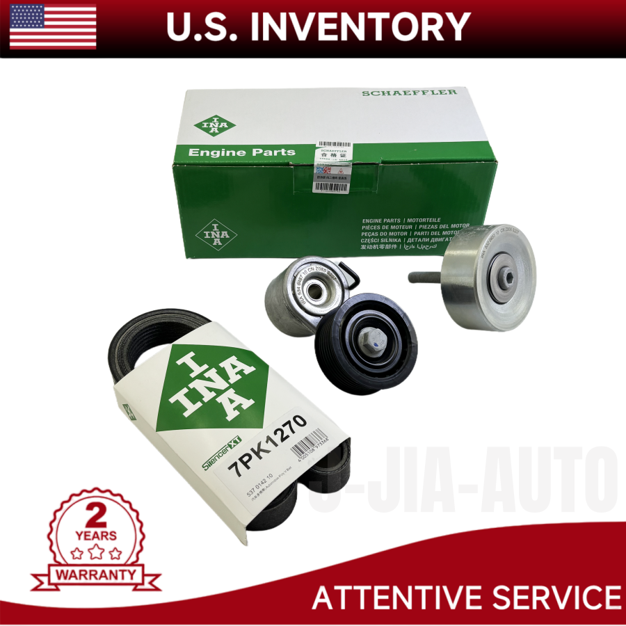 Belt Drive Kit For AUDI Q5 Q7 VW Touareg Porsche 3.0T 06E903133AB 95810236110