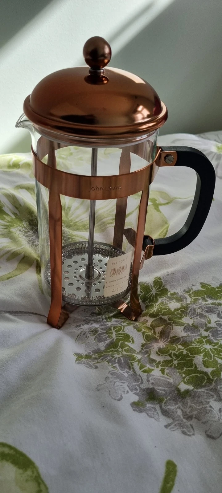 Croft Cafetiere Gold | New 8 Cup Cafetiere John Lewis