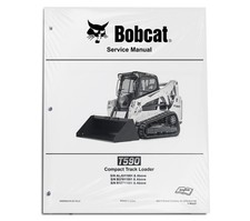 Bobcat T590 Compact Track Loader Manuale di Servizio Libretto Riparazione Officina - 6990693