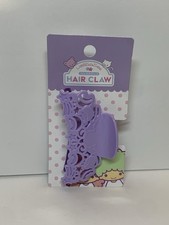 Sanrio Little Twin Stars Officially Licensed Purple Claw Clip Hair Accessory NWT