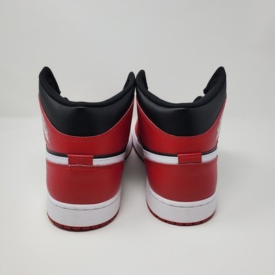 Size 14 - Air Jordan 1 Mid Gym Red Black White for sale online | eBay