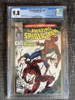 Amazing Spider Man #361 CGC 9.8 NM/M 1st Full Carnage (Cletus Kasady) 1992