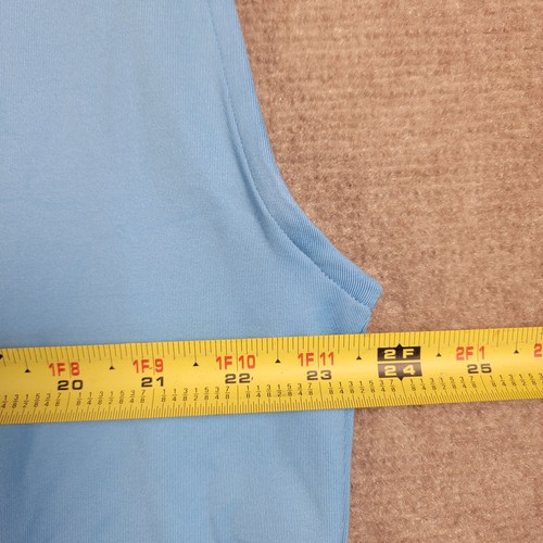 FootJoy Gathered Waist Vest Half Zip Jersey Performance Carolina Blue Mens Large - Bild 7 von 7