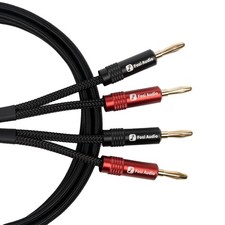 Fosi Audio Oxygen-Free Copper Speaker Cables  2 Pairs  