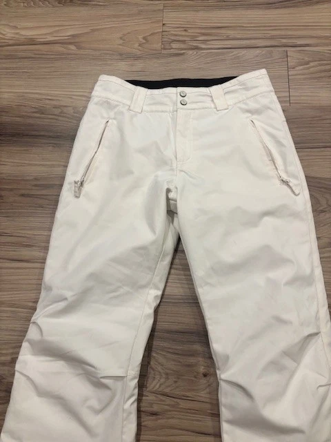 Lole Women's Snowboarding Ski Pants Olympia Soft Shell Size M White